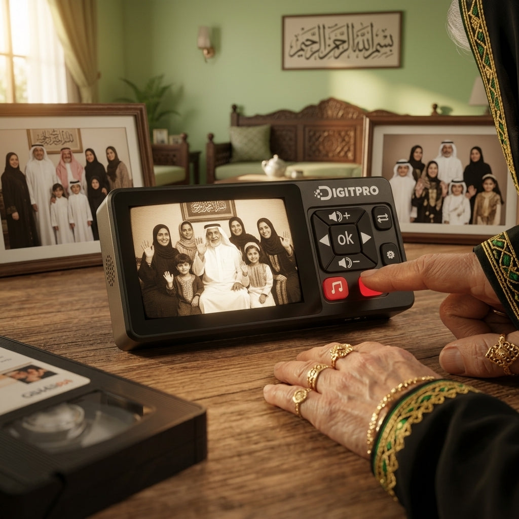 جهاز استخراج وحفظ الذكريات القديمة من الكاميرات والأشرطة إلى USB